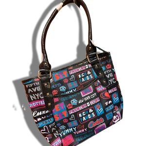 Kathy Van Zeeland NYC Graphic Bag